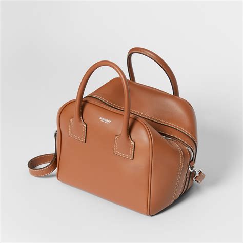 Burberry Small Leather Cube Bag 